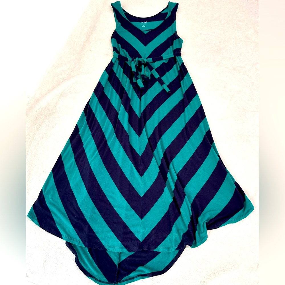 2 (Two) Ingrid & Isabel Maternity Women's Sleeveless Striped Midi Dresses Medium - Picture 2 of 10